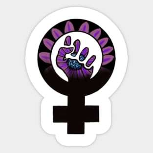 Flower Girl Power! Sticker